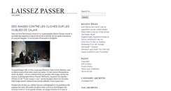 Desktop Screenshot of laissezpasser.info